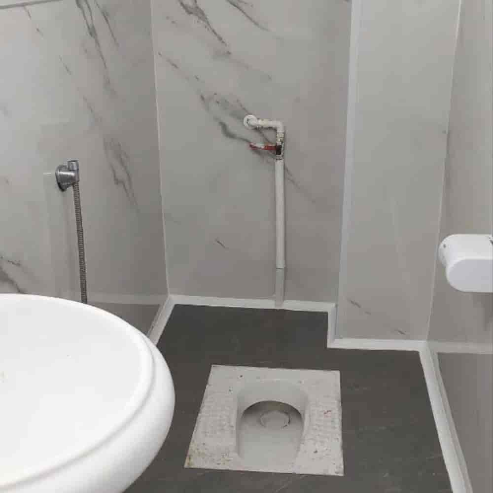 اجرای ماربل شیت دیوار و کفپوش سرویس