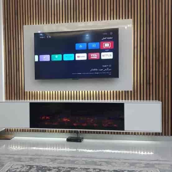 اجرای ترمووال و میز Tvو شومینه برقی اجرای ترمووال و میز Tvو شومینه برقی